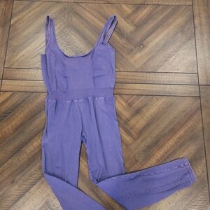 Good Karma Free People Lavender Jumpsuit M/L